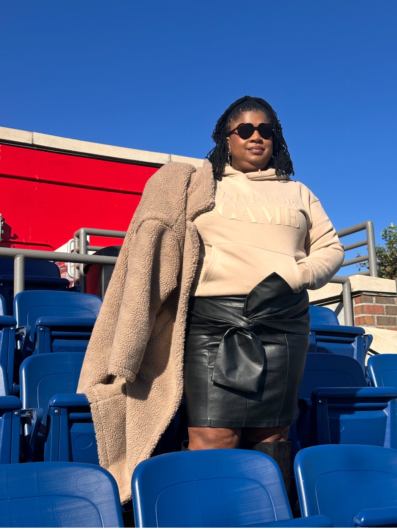 Neutral Puff Logo Hoodie