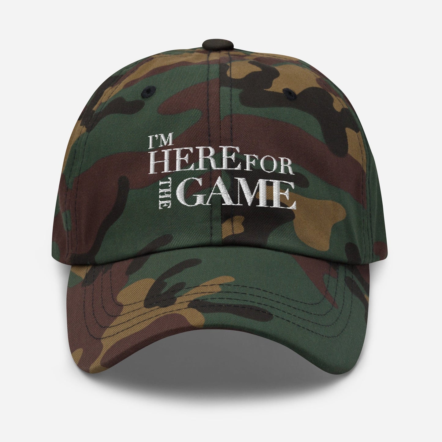 Camo Hat - I’m Here For The Game
