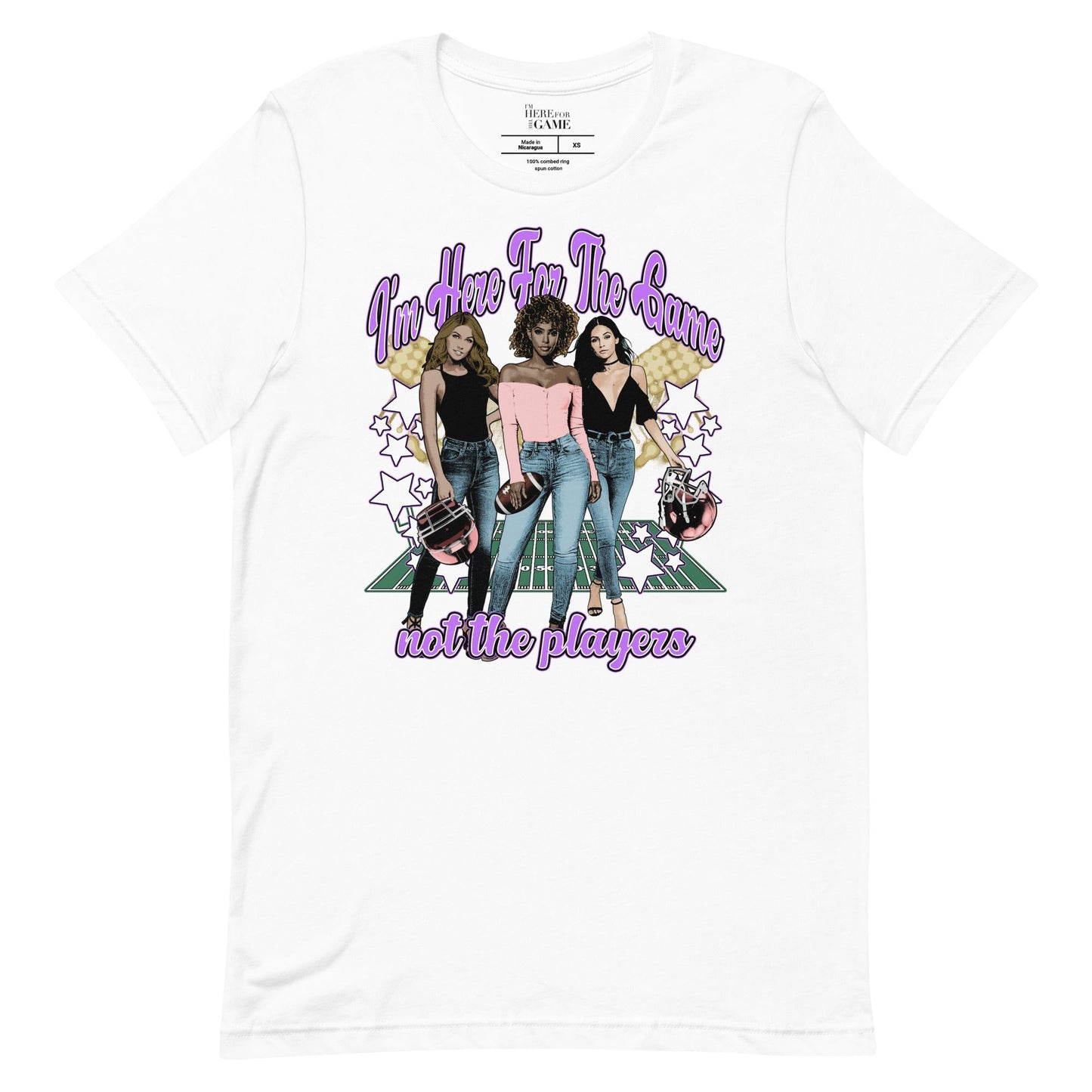 Don’t Play Tshirt - Purple - I’m Here For The Game