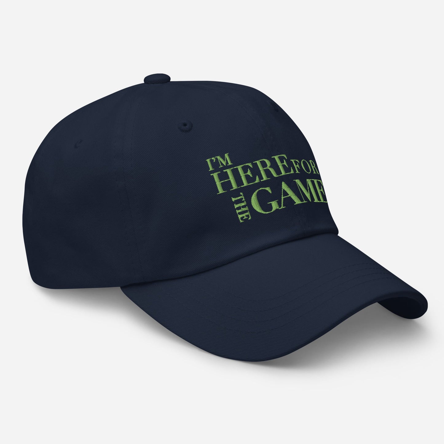 Light Green Logo Hat - I’m Here For The Game