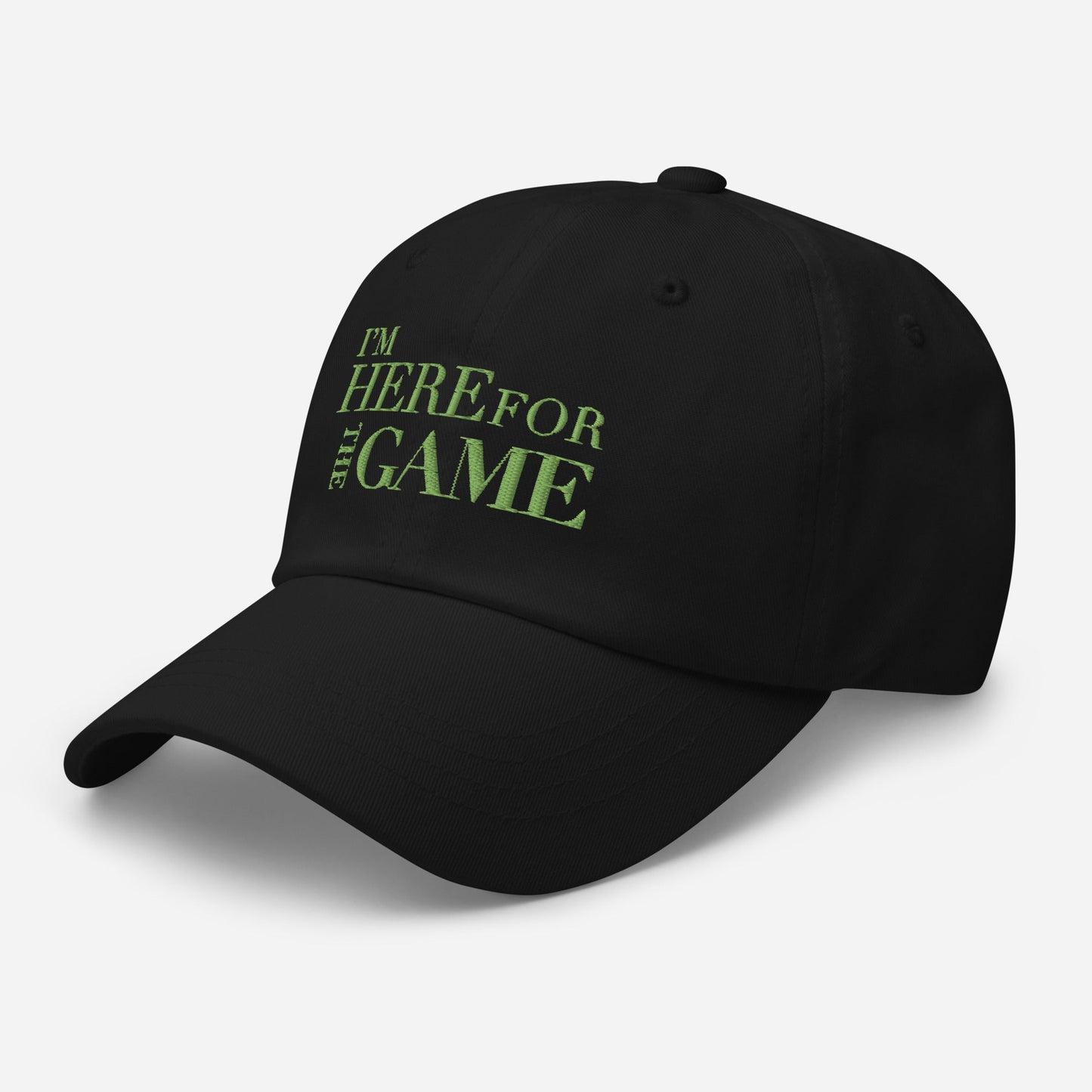 Light Green Logo Hat - I’m Here For The Game