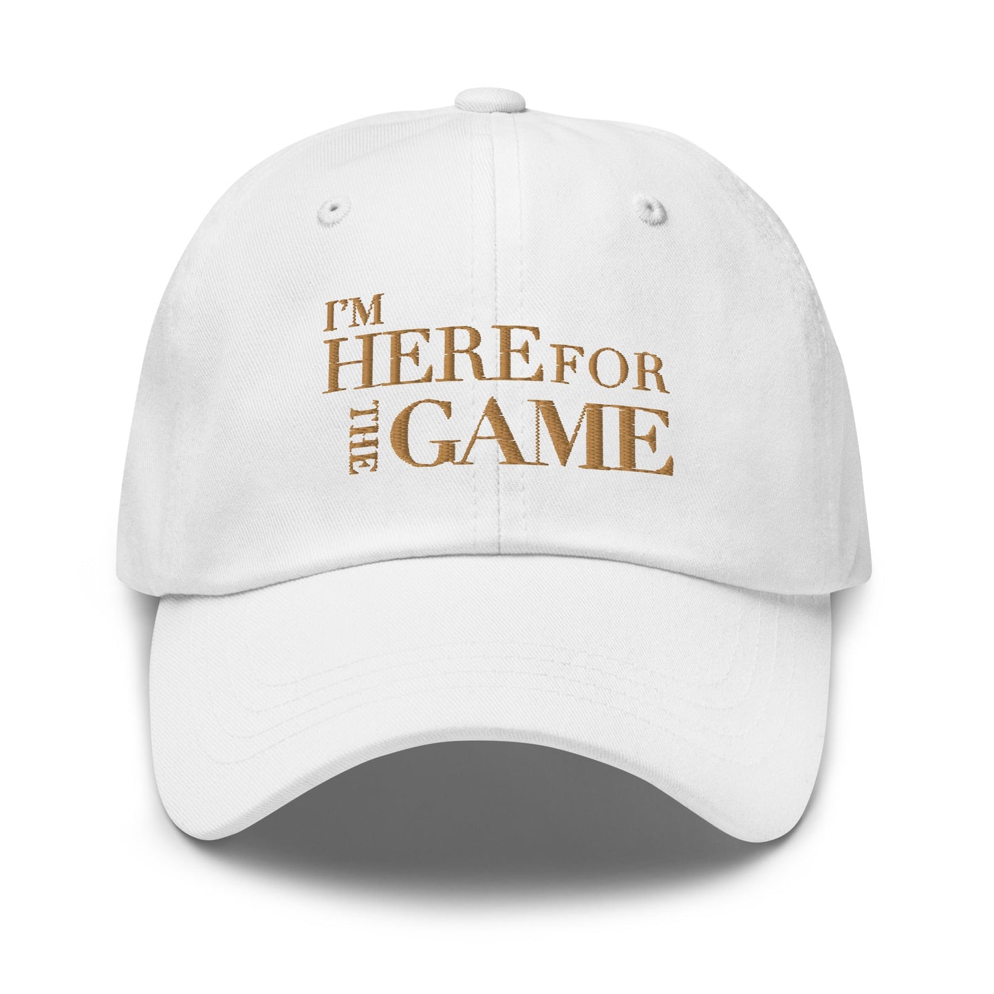 Old Gold Logo Hat - I’m Here For The Game