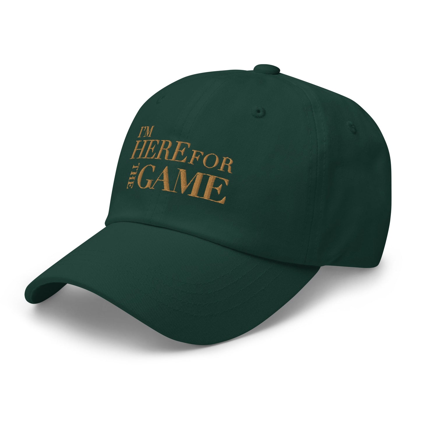 Old Gold Logo Hat - I’m Here For The Game