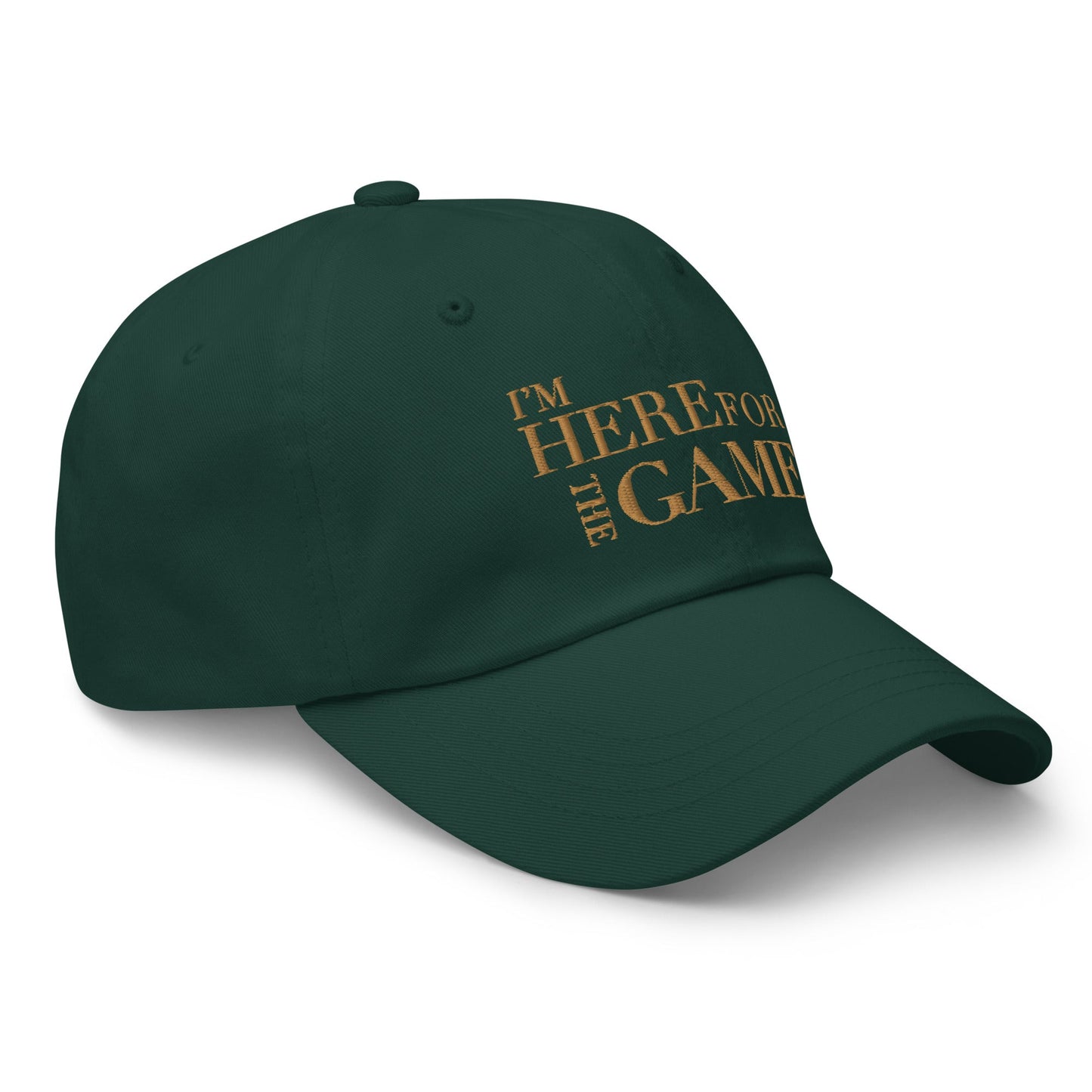 Old Gold Logo Hat - I’m Here For The Game