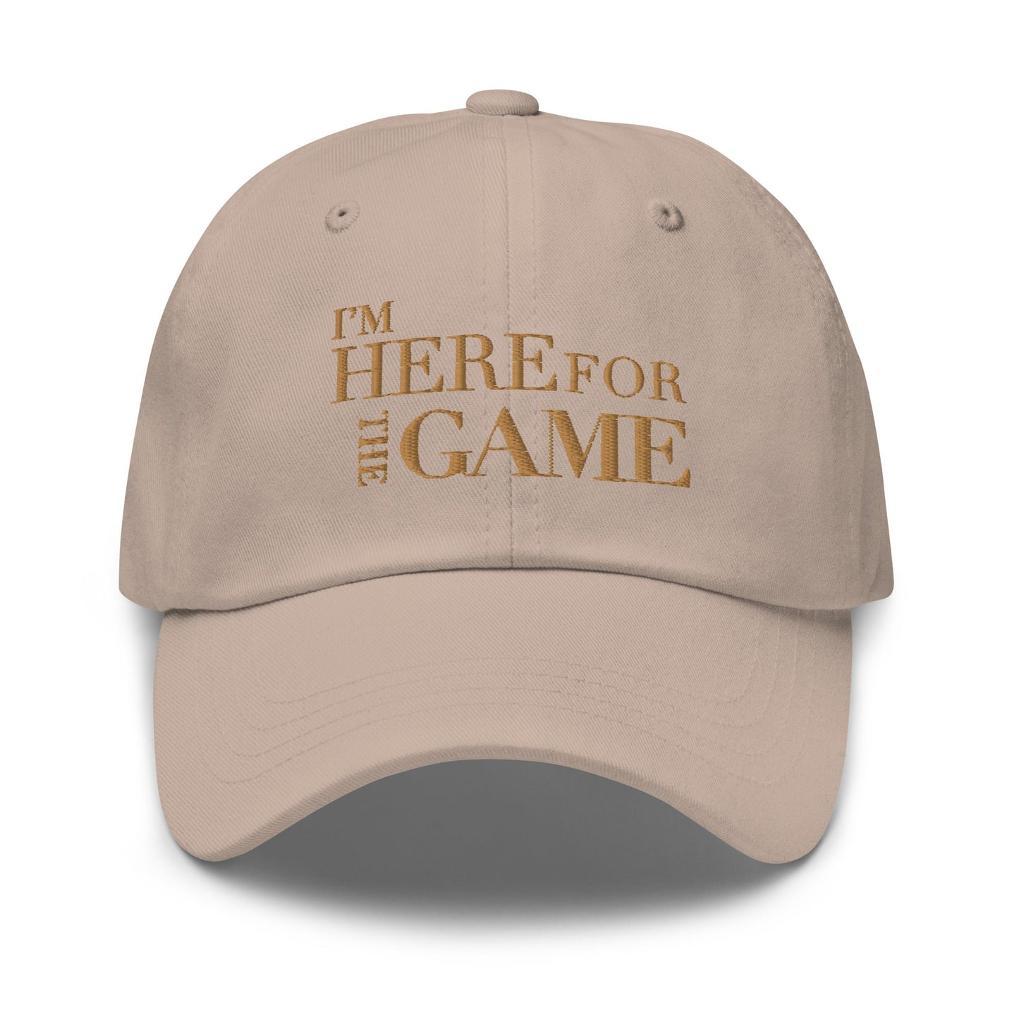 Old Gold Logo Hat - I’m Here For The Game