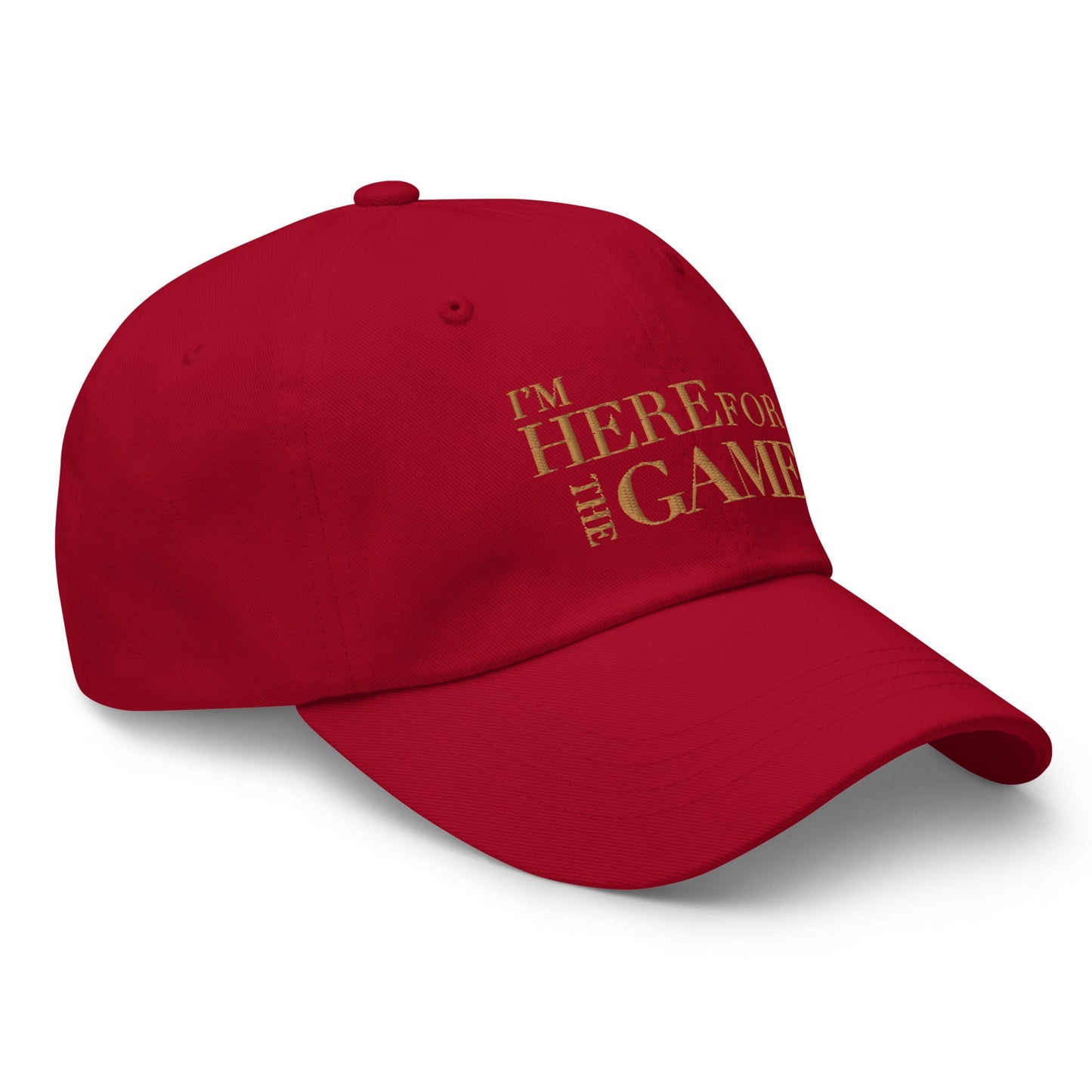 Old Gold Logo Hat - I’m Here For The Game
