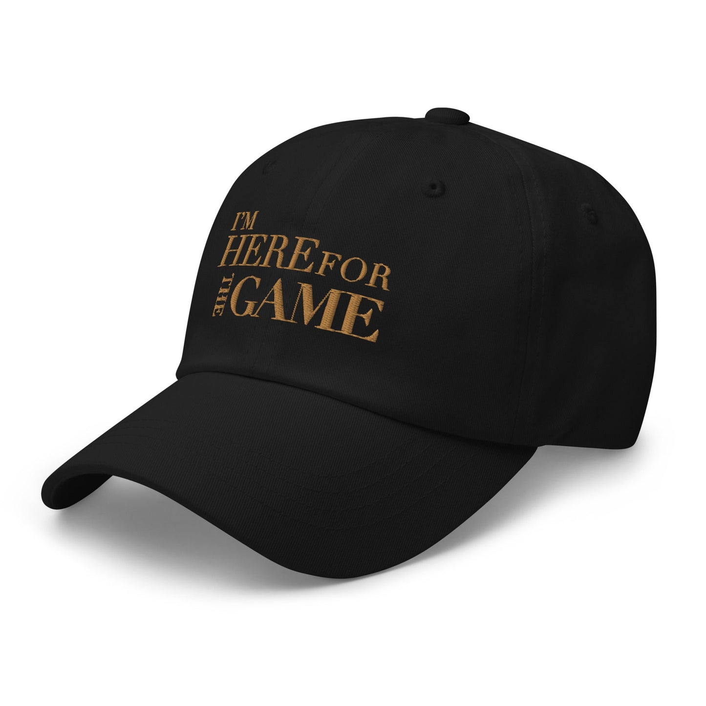 Old Gold Logo Hat - I’m Here For The Game