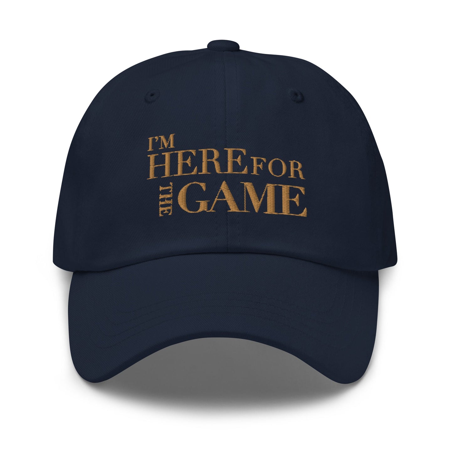 Old Gold Logo Hat - I’m Here For The Game