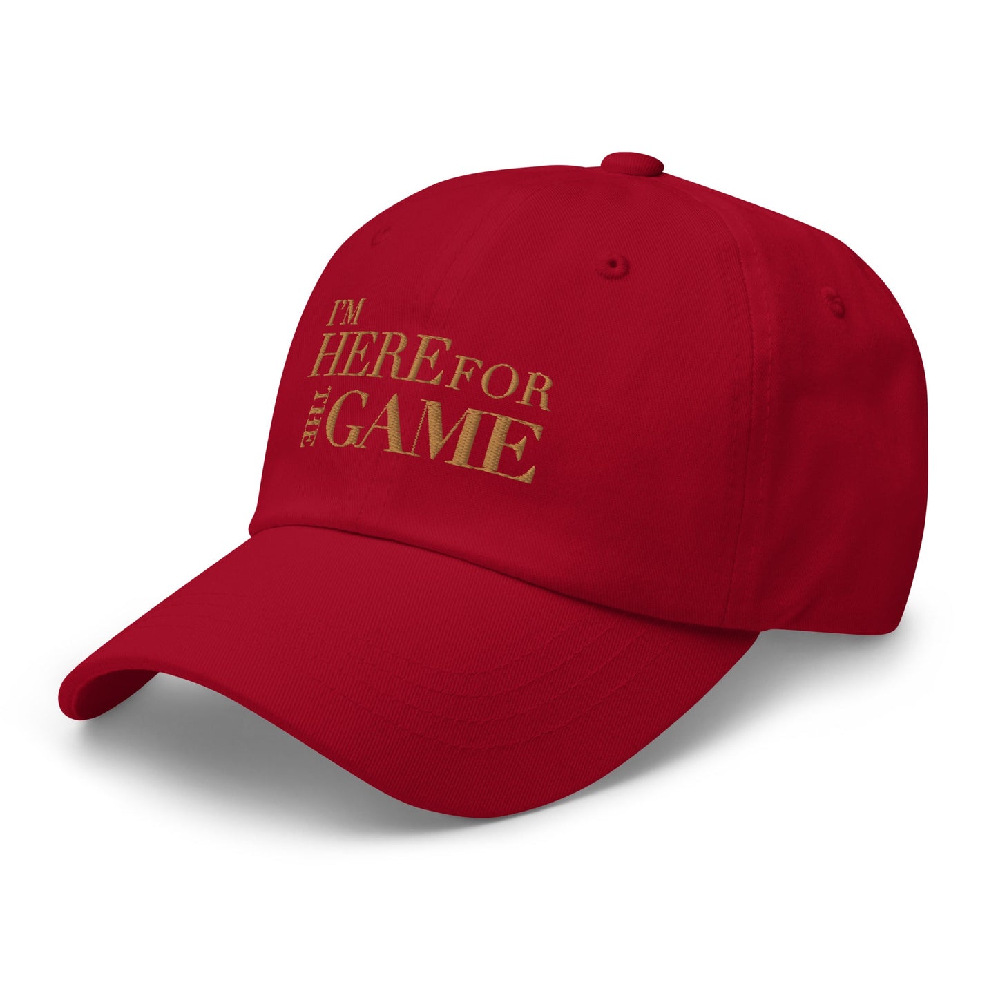 Old Gold Logo Hat - I’m Here For The Game
