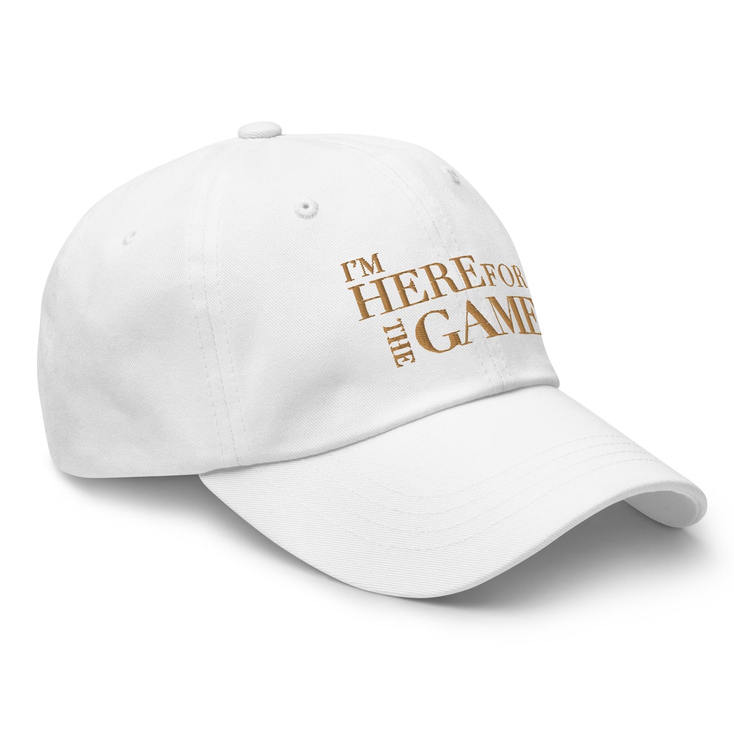 Old Gold Logo Hat - I’m Here For The Game