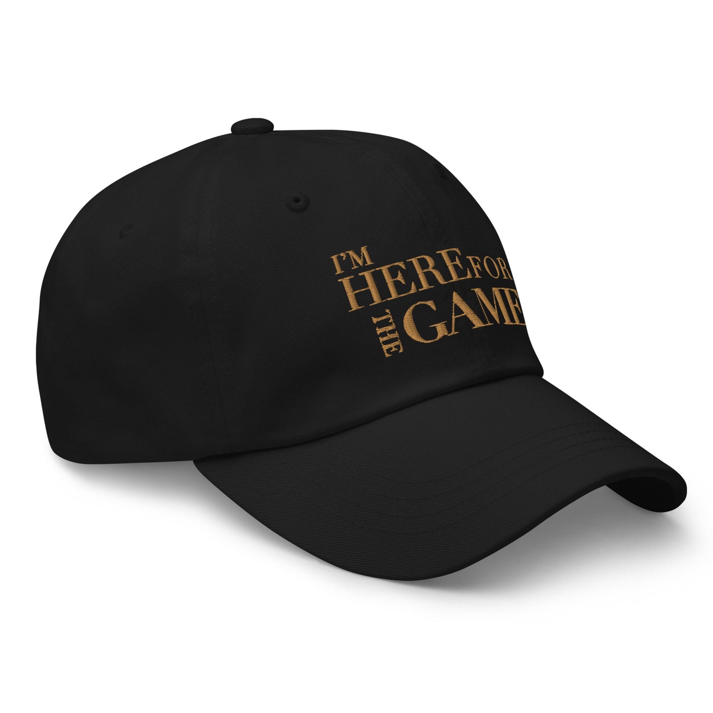 Old Gold Logo Hat - I’m Here For The Game