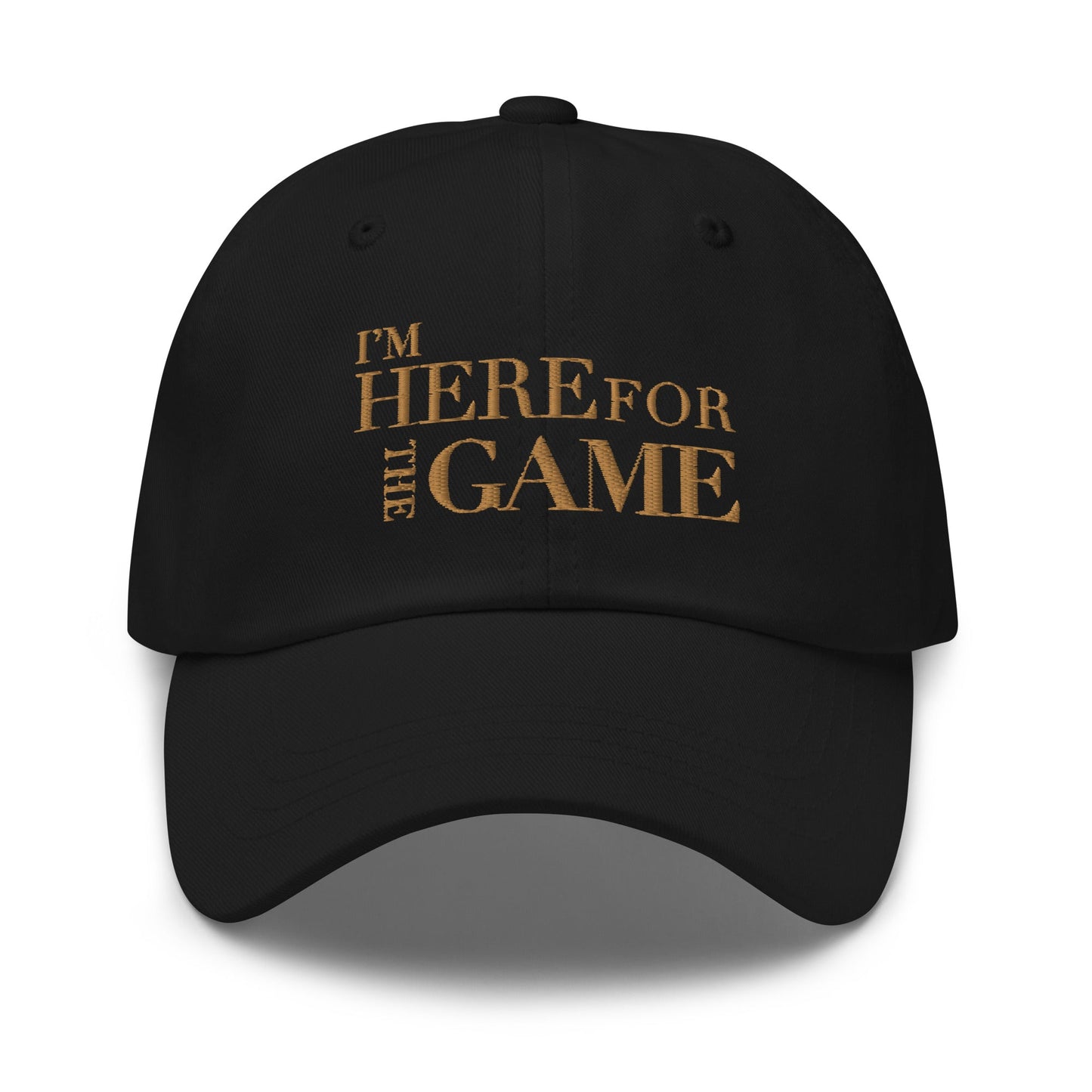 Old Gold Logo Hat - I’m Here For The Game