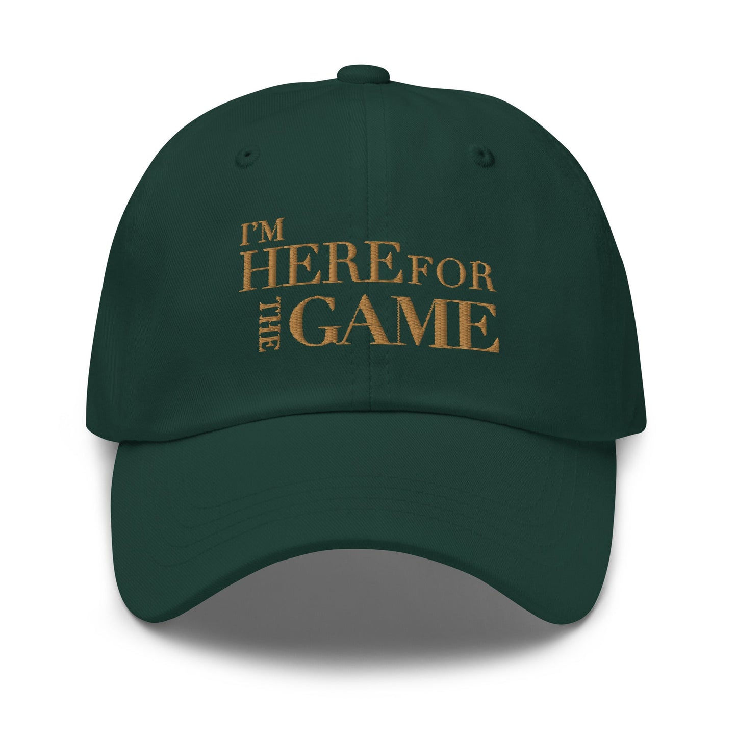 Old Gold Logo Hat - I’m Here For The Game