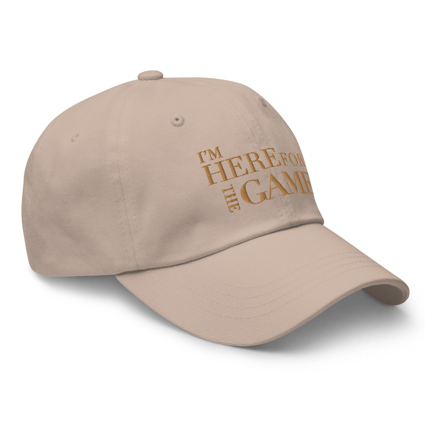 Old Gold Logo Hat - I’m Here For The Game