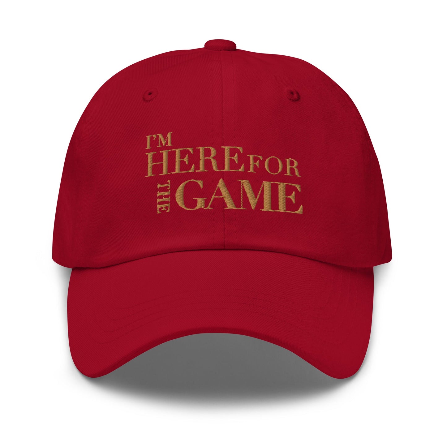 Old Gold Logo Hat - I’m Here For The Game