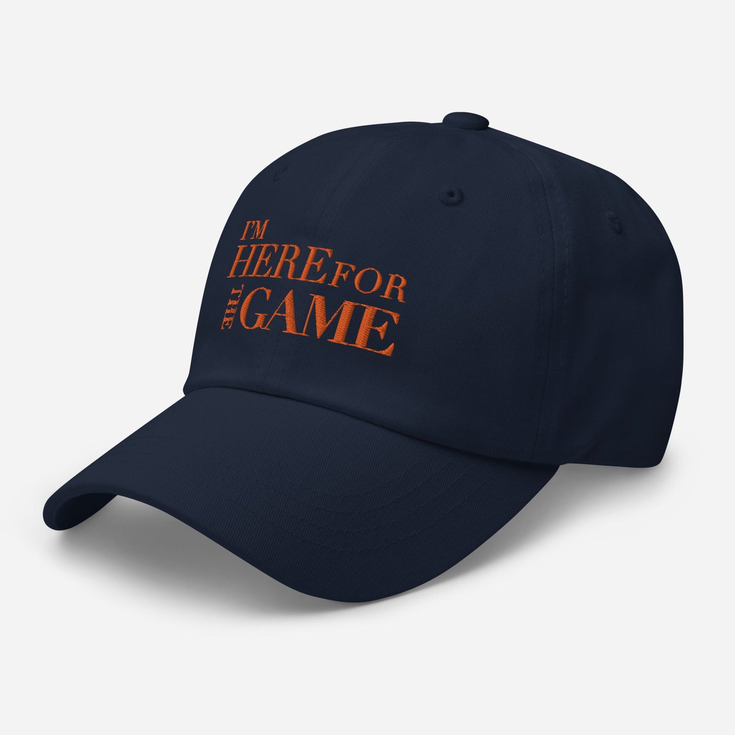 Orange Logo Hat - I’m Here For The Game