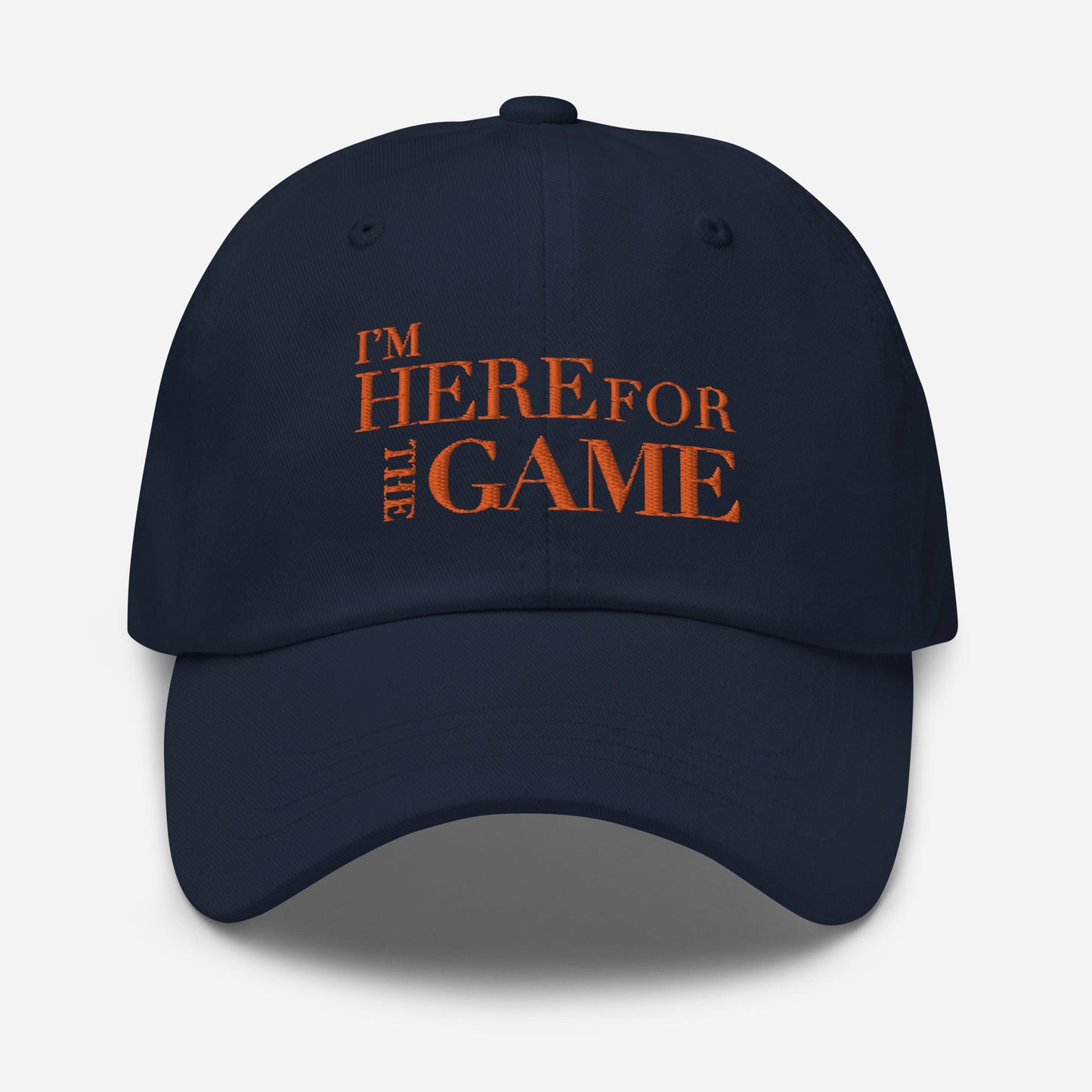 Orange Logo Hat - I’m Here For The Game