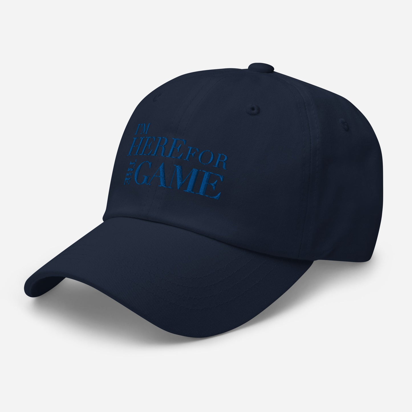 Royal Blue Logo Hat - I’m Here For The Game