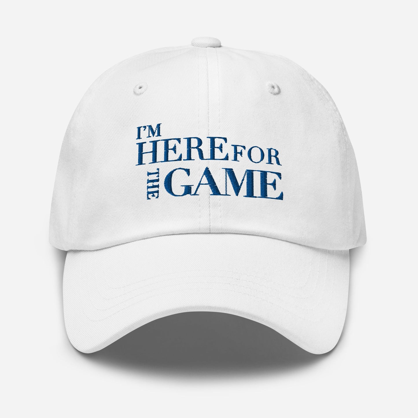 Royal Blue Logo Hat - I’m Here For The Game
