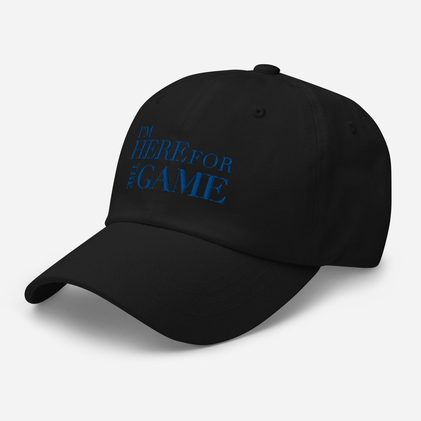 Royal Blue Logo Hat - I’m Here For The Game