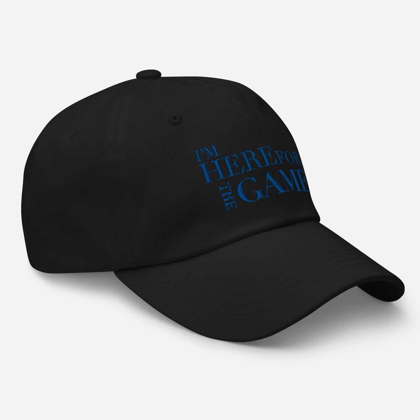 Royal Blue Logo Hat - I’m Here For The Game