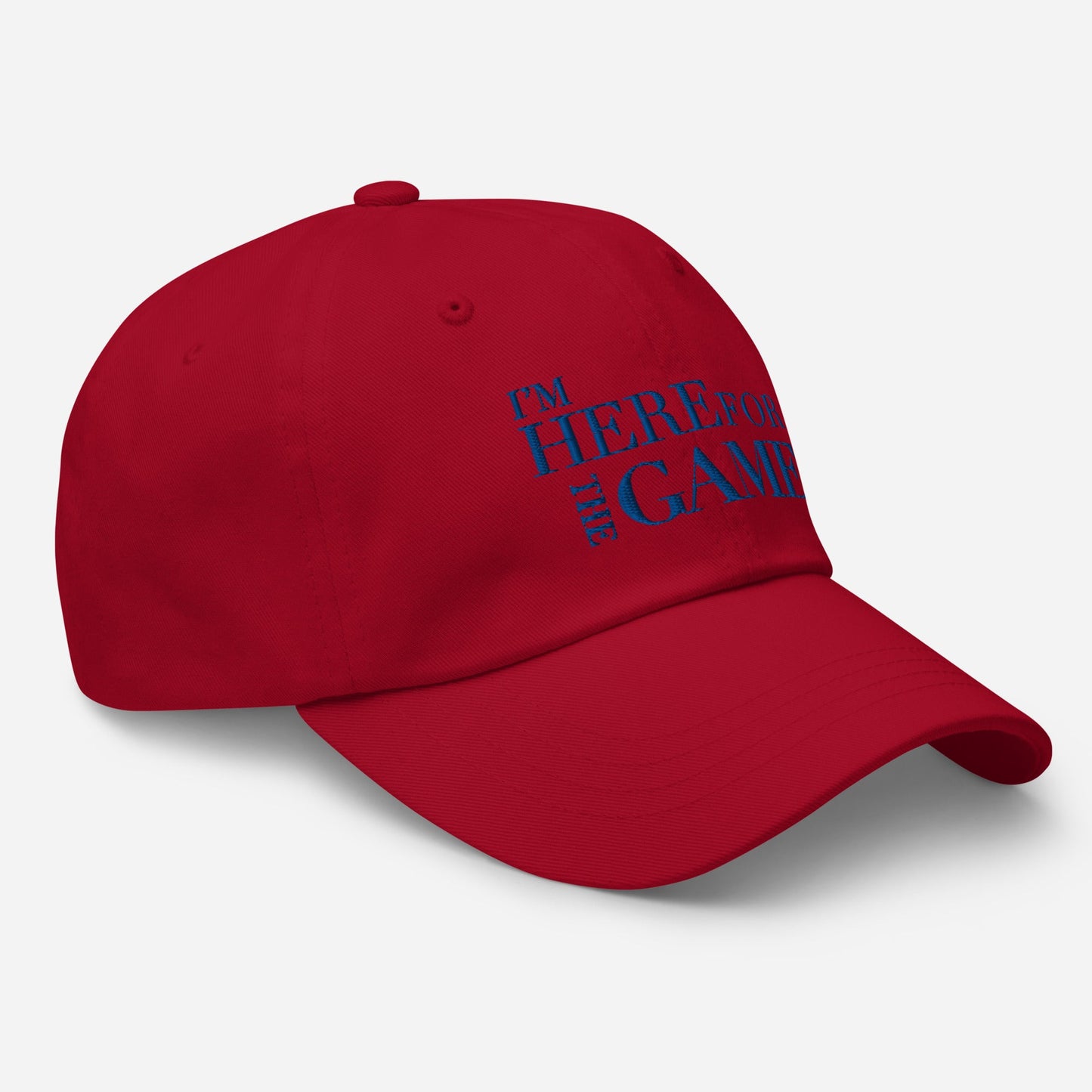 Royal Blue Logo Hat - I’m Here For The Game