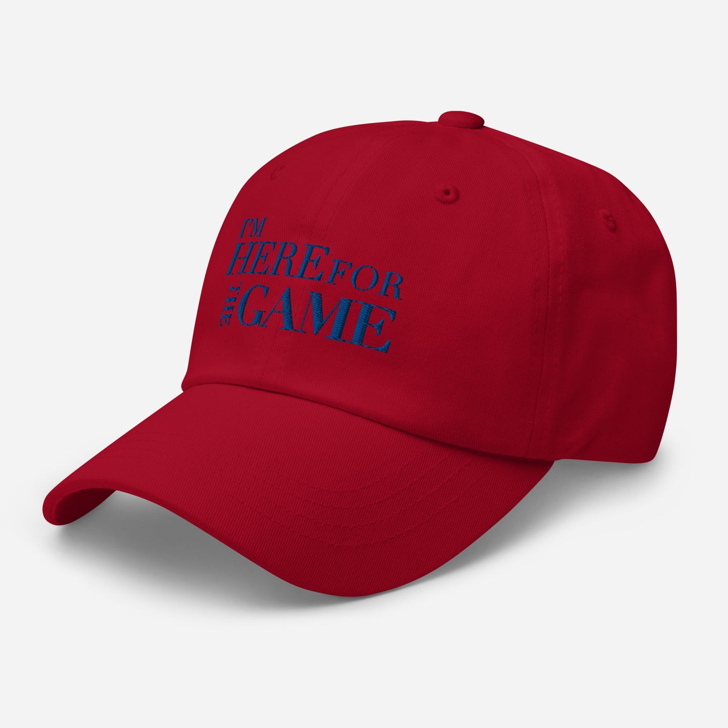 Royal Blue Logo Hat - I’m Here For The Game