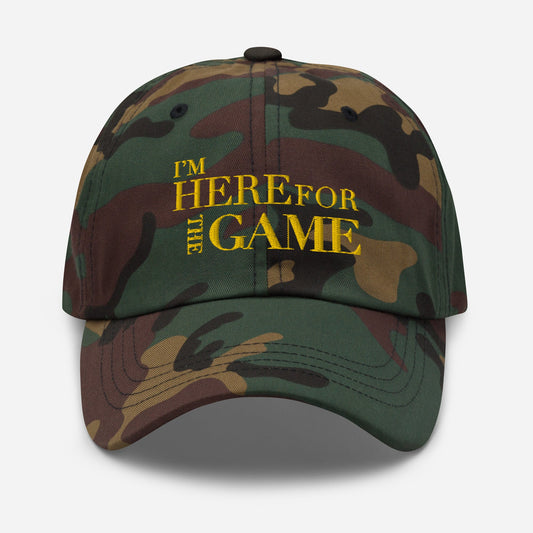 Camo Hat - I’m Here For The Game
