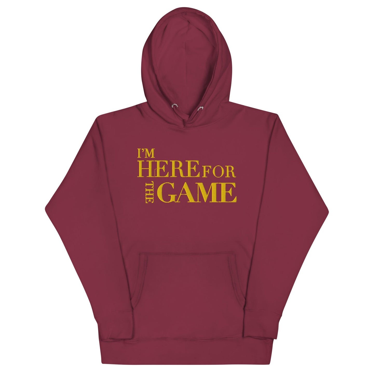 Gold Logo Hoodie - I’m Here For The Game