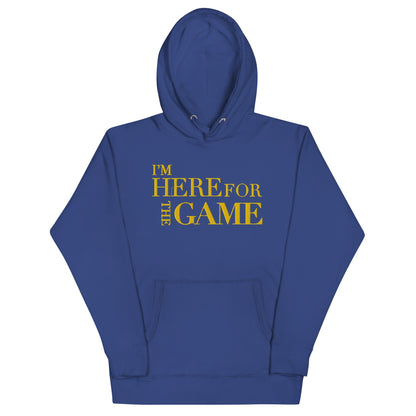 Gold Logo Hoodie - I’m Here For The Game