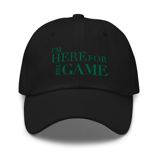 Green Logo Hat - I’m Here For The Game