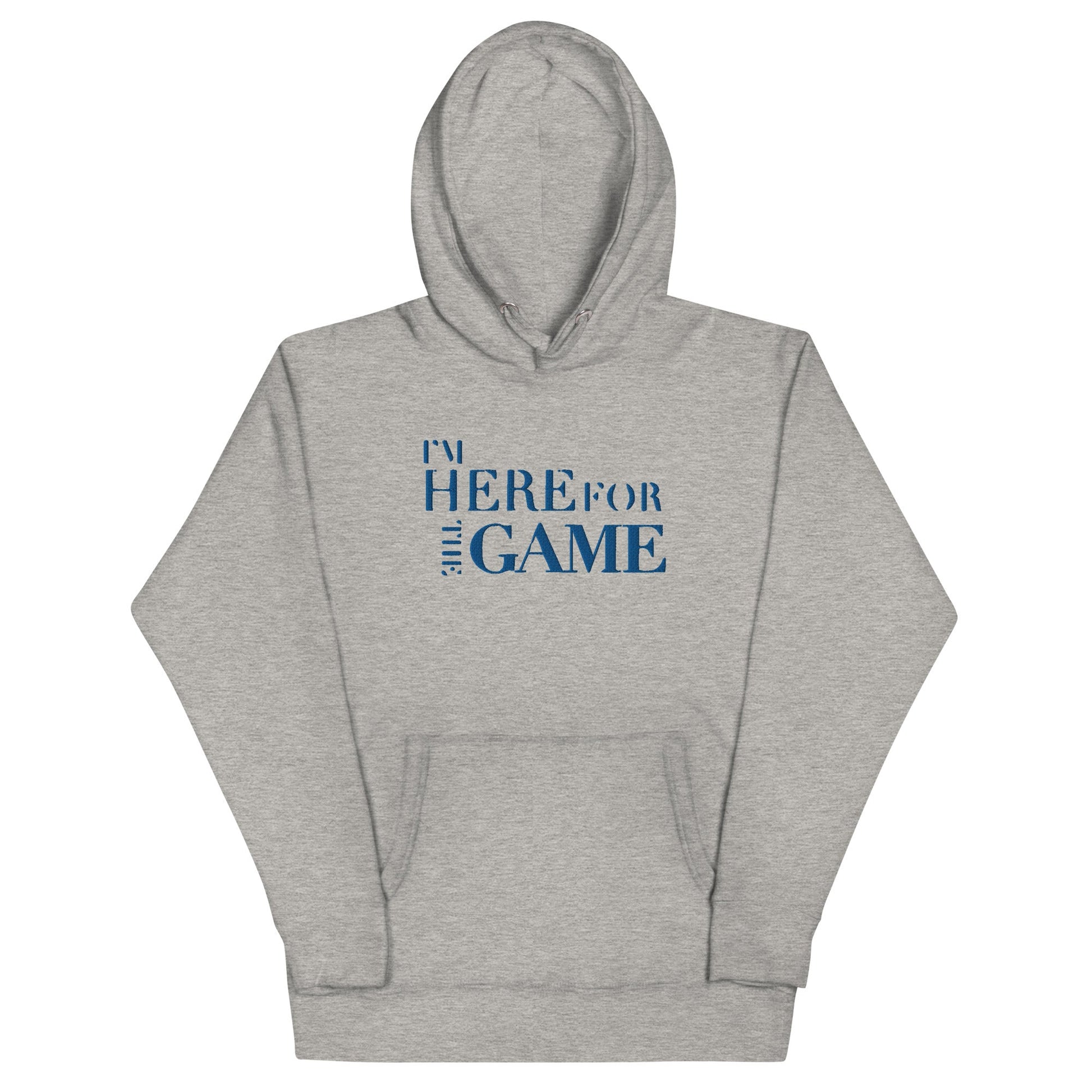 Royal Blue Logo Hoodie - I’m Here For The Game