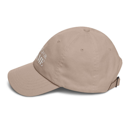 White Logo Embroidered Hat - I’m Here For The Game