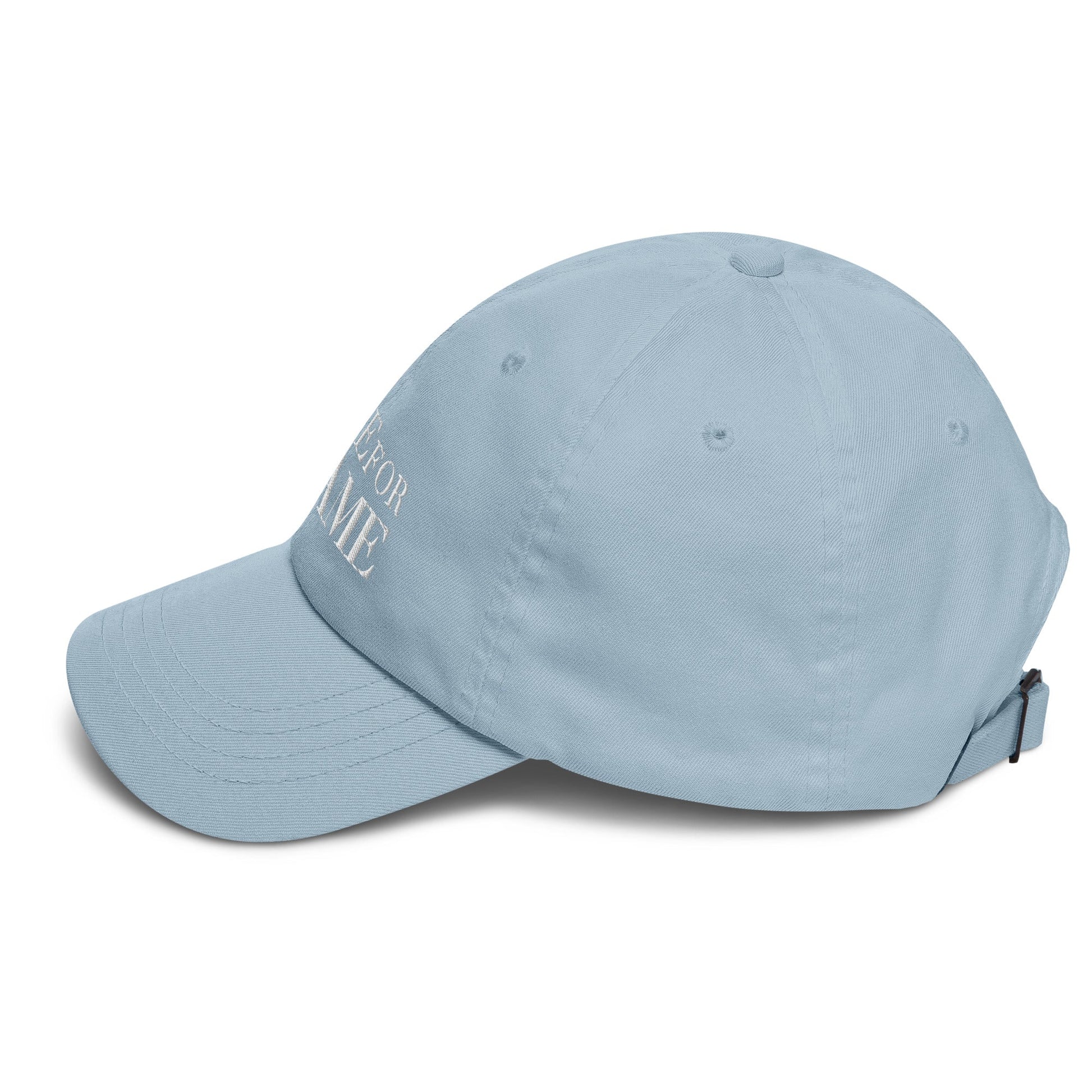 White Logo Embroidered Hat - I’m Here For The Game