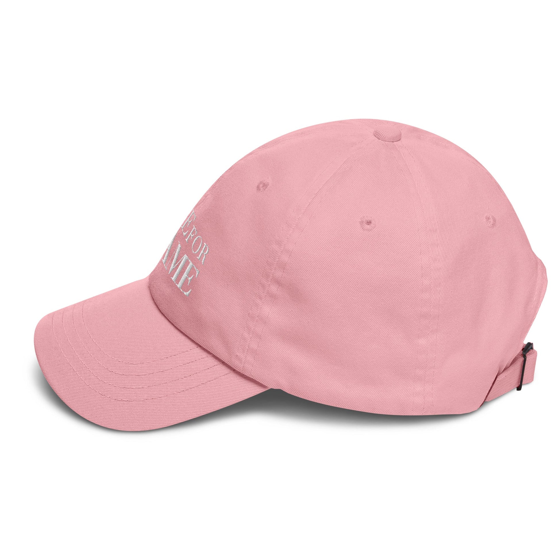 White Logo Embroidered Hat - I’m Here For The Game