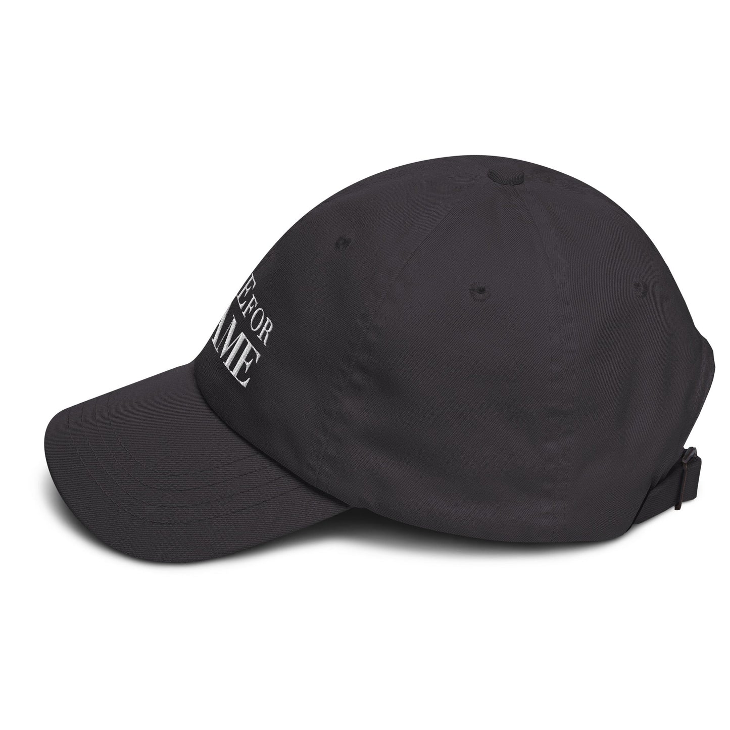 White Logo Embroidered Hat - I’m Here For The Game