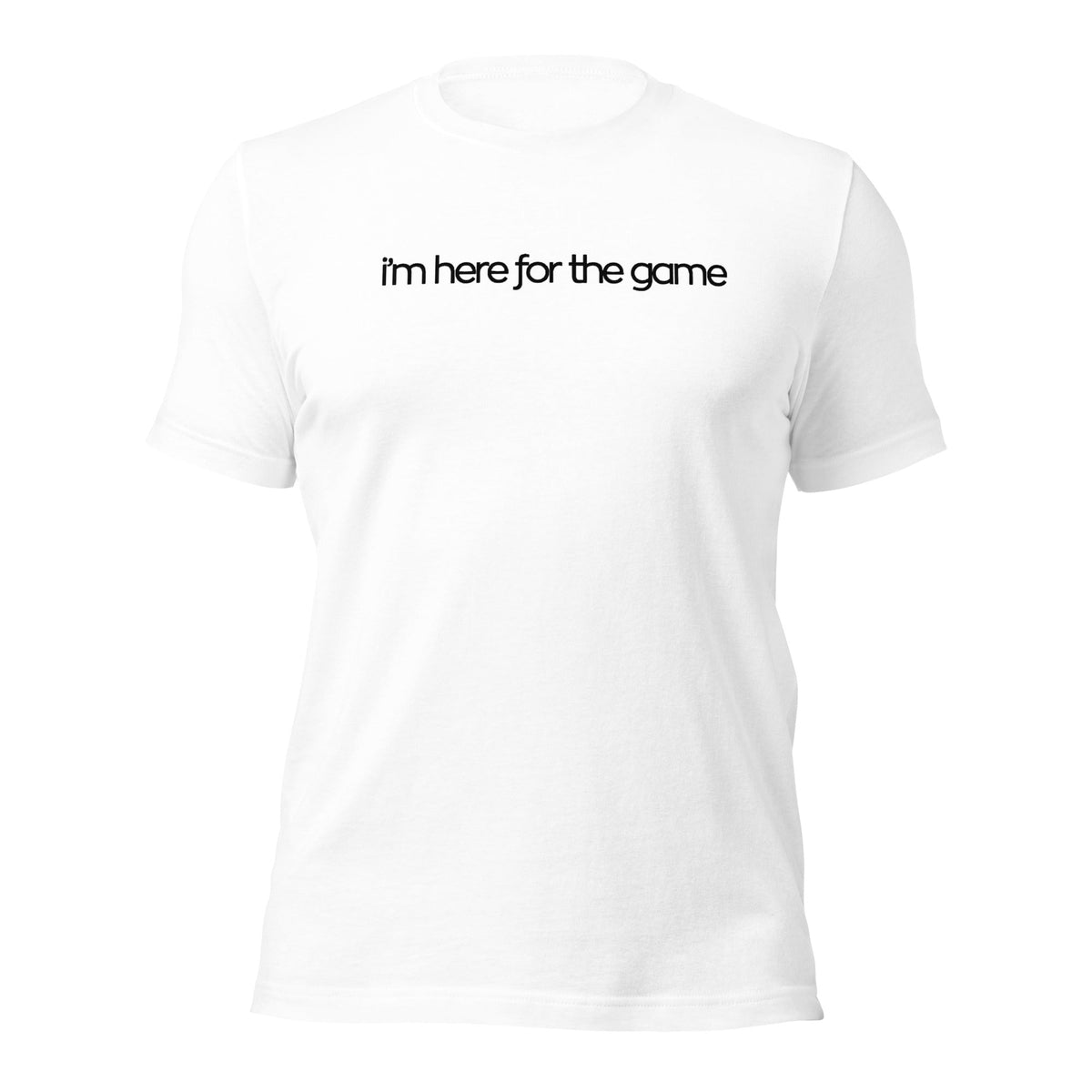 White Script Tee – I